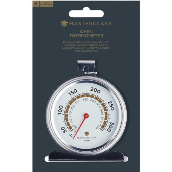 MasterClass Deluxe Large Stainless Steel Oven Thermometer 10cm