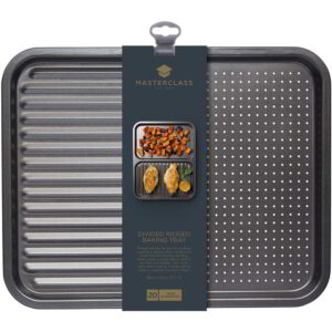 MasterClass Non-Stick Divided Baking Tray 39x31x15cm