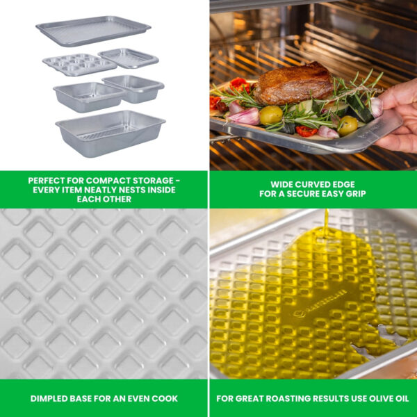 MasterClass Recycled Aluminium Individual Baking Tray