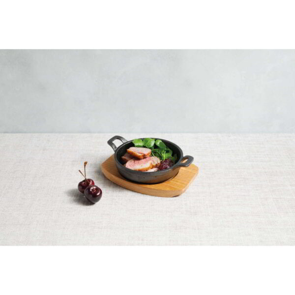 Artesa Cast Iron Mini Gratin Dish 12.5x16.5x2cm