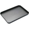 MasterClass Non-Stick Fluted Rectangular Flan / Quiche Tin 31x21x2.5cm