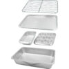 MasterClass Recycled Aluminium Five Piece Baking and Roasting Set