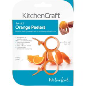 KitchenCraft Orange Peelers Set of Two