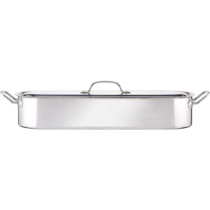 KitchenCraft Stainless Steel Fish Poacher with Rack 60cm (24")