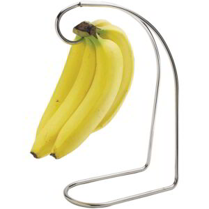 KitchenCraft Chrome Plated Wire Banana Stand
