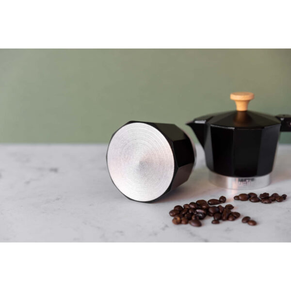 La Cafetière Venice Aluminium Espresso Maker Three Cup Black