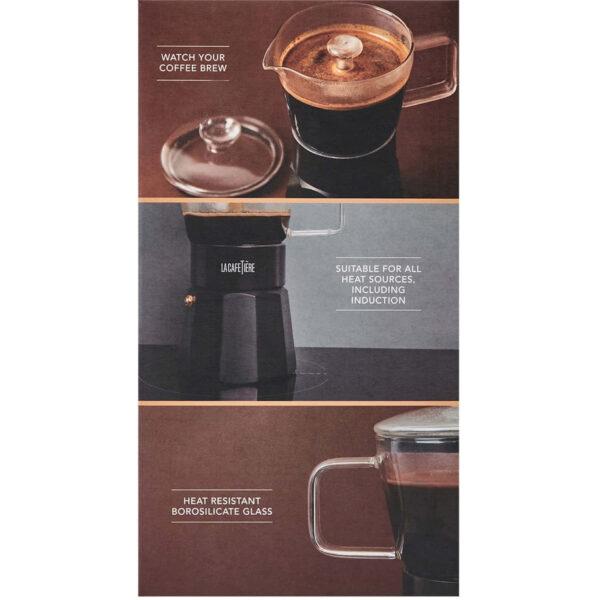 Espressokann 240ml 'verona black' La Cafetière