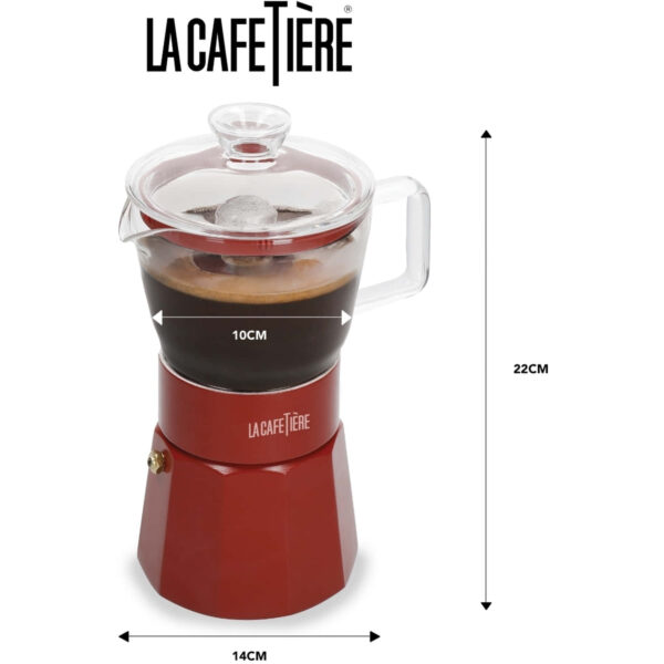 Espressokann 240ml 'verona red' La Cafetière