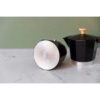 La Cafetière Venice Aluminium Espresso Maker Six Cup Black
