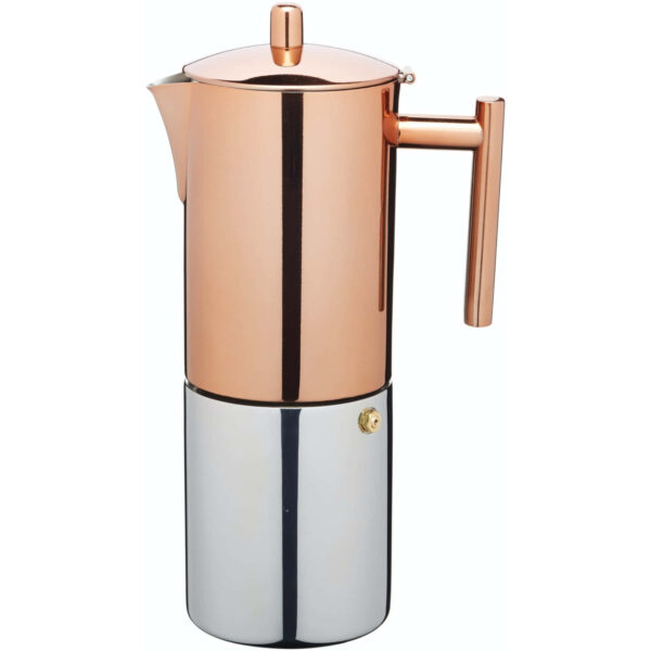 La Cafetière Stainless Steel Copper Effect 600ml Espresso Coffee Maker