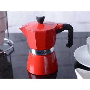 Espressokann alumiinium 200ml 'red' La Cafetiere