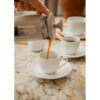 Mikasa Chalk 90ml Espresso Cup and Saucers