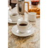 Mikasa Chalk 90ml Espresso Cup and Saucers