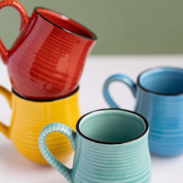 La Cafetière Mysa Ceramic 100ml Brights Espresso Mugs Set of Four