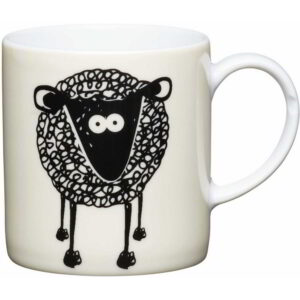 KitchenCraft Porcelain Espresso Cup Sheep 80ml