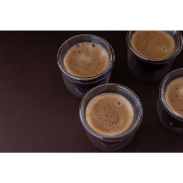 Espressotassid klaas 113ml 4tk topeltseinaga La Cafetière