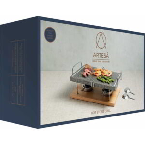Artesa Marble Hot Stone Grill Set 42x22x15cm