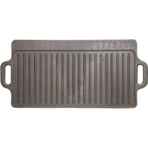 KitchenCraft Deluxe Cast Iron Griddle 45x23cm