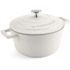 MasterClass Cast Aluminium Cream Casserole Dish 20cm 2.5 Litre