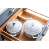 MasterClass Cast Aluminium Cream Casserole Dish 20cm 2.5 Litre