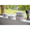 MasterClass Cast Aluminium Cream Casserole Dish 20cm 2.5 Litre