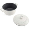 MasterClass Cast Aluminium Cream Casserole Dish 20cm 2.5 Litre