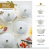 MasterClass Cast Aluminium Cream Casserole Dish 20cm 2.5 Litre