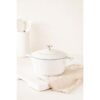 MasterClass Cast Aluminium Cream Casserole Dish 20cm 2.5 Litre