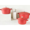 Haudepott valatud alumiinium 20cm 2.5L 'red' MasterClass