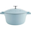 MasterClass Cast Aluminium Sky Blue Casserole Dish 20cm 2.5 Litre