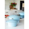 MasterClass Cast Aluminium Sky Blue Casserole Dish 20cm 2.5 Litre