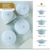 MasterClass Cast Aluminium Sky Blue Casserole Dish 20cm 2.5 Litre