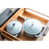 MasterClass Cast Aluminium Sky Blue Casserole Dish 20cm 2.5 Litre