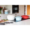 MasterClass Cast Aluminium Sky Blue Casserole Dish 20cm 2.5 Litre