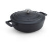 Haudepott valatud alumiinium madal 24cm 2.5L 'black' MasterClass