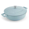 Haudepott valatud alumiinium madal 28cm 4L 'sky blue' MasterClass