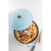 Haudepott valatud alumiinium madal 28cm 4L 'sky blue' MasterClass