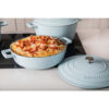 Haudepott valatud alumiinium madal 28cm 4L 'sky blue' MasterClass