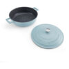 Haudepott valatud alumiinium madal 28cm 4L 'sky blue' MasterClass