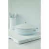 Haudepott valatud alumiinium madal 28cm 4L 'sky blue' MasterClass