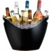 BarCraft Black Acrylic Drinks Pail / Cooler