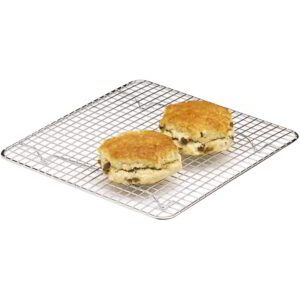 KitchenCraft Heavy Duty Chrome Plated Cake Cooling Tray 25x25cm