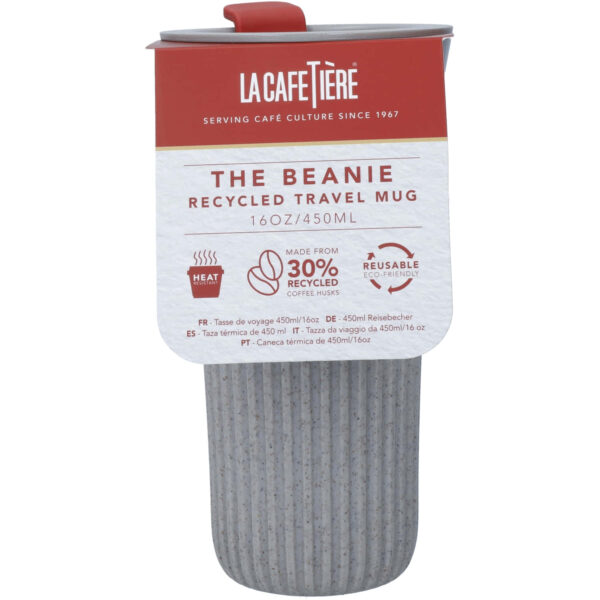 La Cafetière The Beanie Recycled and Resuable Travel Mug 450ml