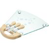MasterClass Deluxe Glass Cheese Serving Set