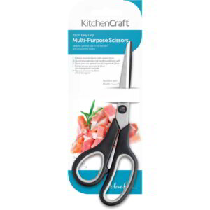 KitchenCraft Rubber Grip Multi-Purpose Scissors 22cm