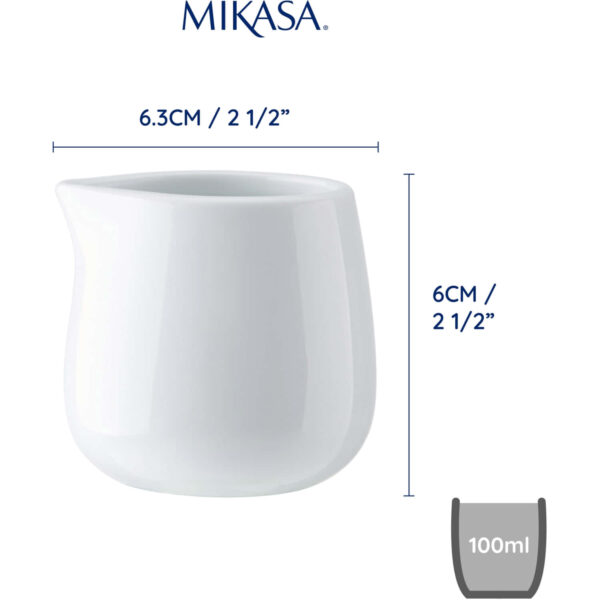 Mikasa Chalk Porcelain Creamer 100ml