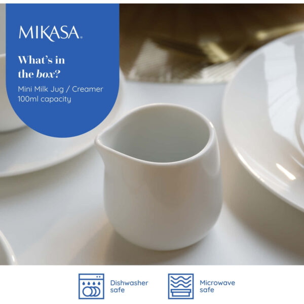 Mikasa Chalk Porcelain Creamer 100ml