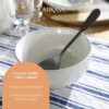 Mikasa Cranborne 4pc Stoneware Cereal Bowl Set 15cm