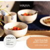 Mikasa Cranborne 4pc Stoneware Cereal Bowl Set 15cm