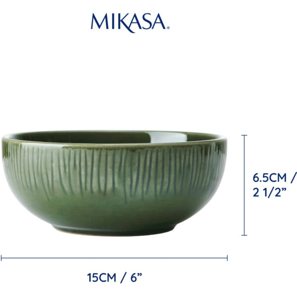 Mikasa Jardin 4pc Stoneware Cereal Bowl Set 15cm